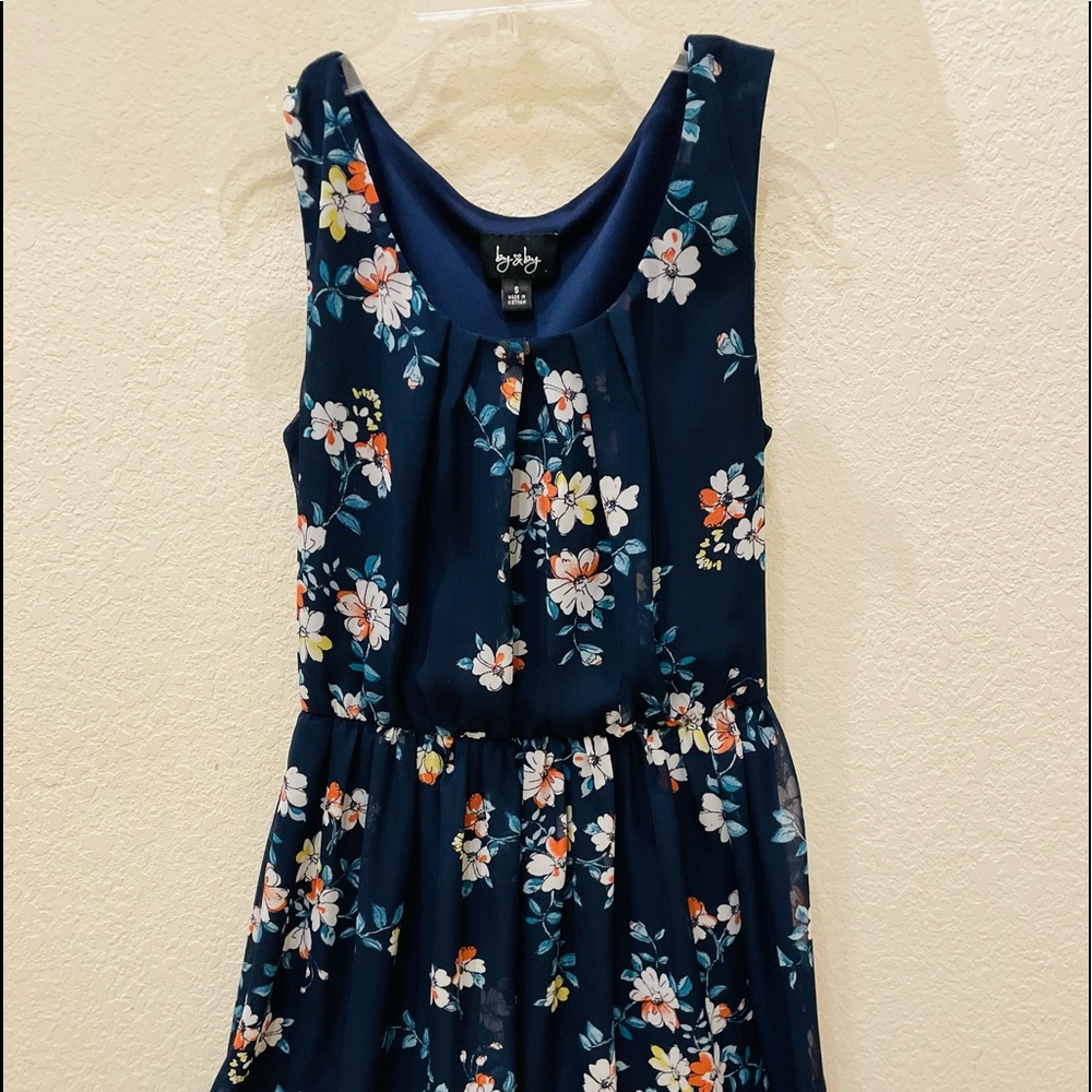 Navy Floral Sundress